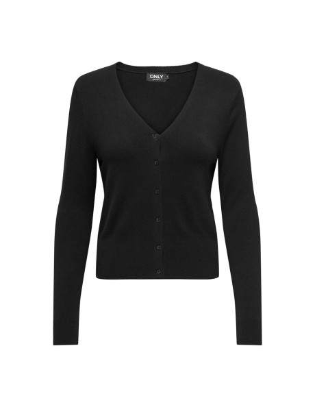 Chaqueta básica corta . ONLVENICE LIFE LS VNECK CARDIGAN KNT NCA