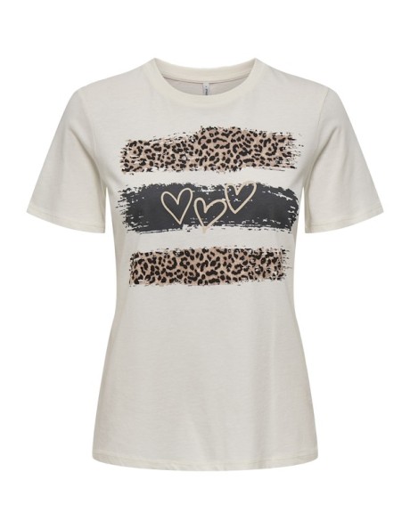 Camiseta animal print .ONLOLA