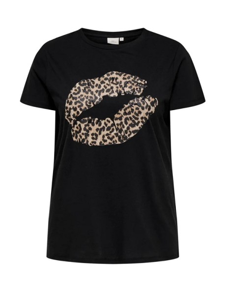 Camiseta animal print . ONLOLA s/s REG TEE CS JRS