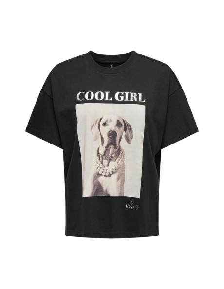 Camiseta perro. ONLQUEEN LIFE S/S