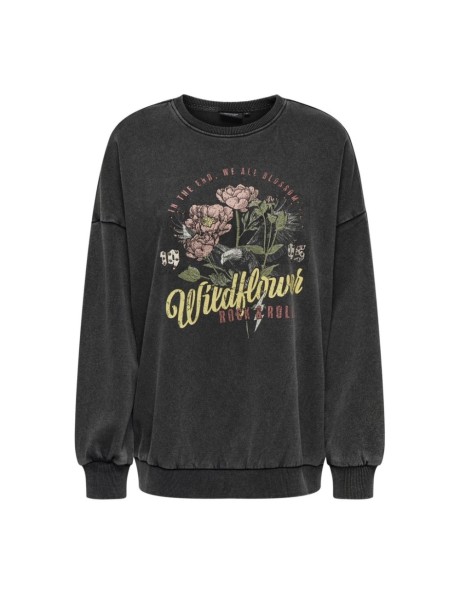 Sudadera . ONLLUCINDA L/S OVERSIZE WILD O-NECK SWT