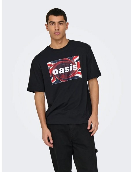 Camiseta  logo Oasis . ONOSASIS SS RLX TEE